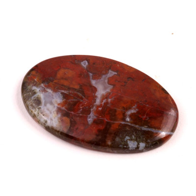 Kabošon Red Garden Quartz č.5917 (47x29x6mm)