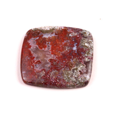 Kabošon Red Garden Quartz č.5918 (36x35x5mm)