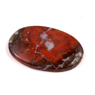 Kabošon Red Garden Quartz č.5919 (46x29x6mm)