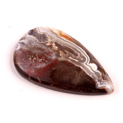 Kabošon Crazy Lace Achát č.5969 (41x23x5mm)