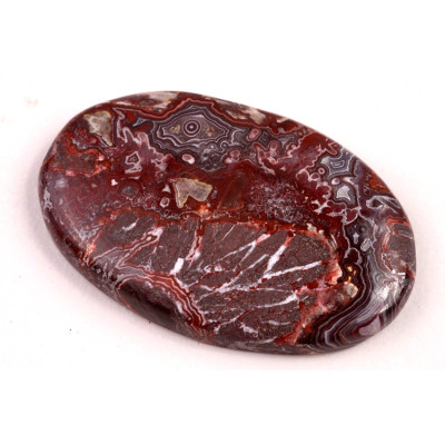 Kabošon Crazy Lace Achát č.5970 (41x26x6mm)