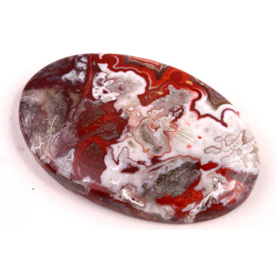 Kabošon Crazy Lace Achát č.5971 (45x30x6mm)