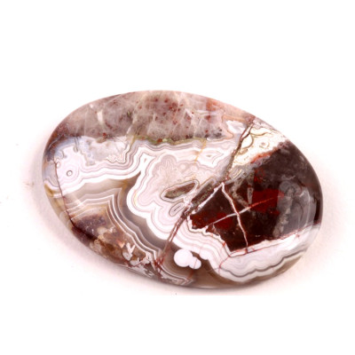 Kabošon Crazy Lace Achát č.5981 (40x28x7mm)