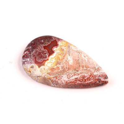 Kabošon Crazy Lace Achát č.5982 (36x20x6mm)