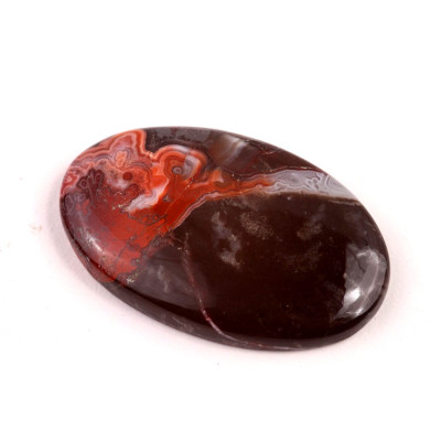 Kabošon Crazy Lace Achát č.5984 (38x24x6mm)