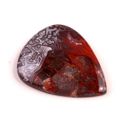 Kabošon Crazy Lace Achát č.5986 (38x30x6mm)