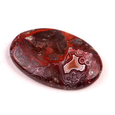 Kabošon Crazy Lace Achát č.5987 (41x25x7mm)