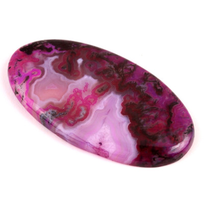 Kabošon Moss Agate č.6119 (68x36x7mm)