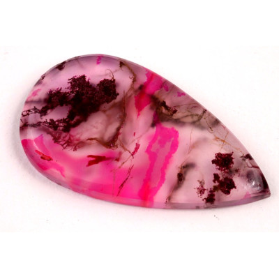 Kabošon Moss Agate č.6124 (39x22x5mm)