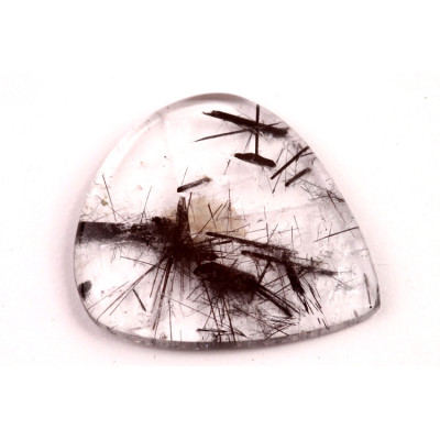 Kabošon Black Rutile č.6165 (34x31x5mm)