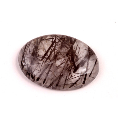 Kabošon Black Rutile č.6171 (33x23x7mm)