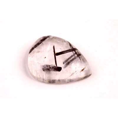 Kabošon Black Rutile č.6172 (24x18x7mm)
