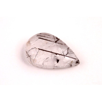 Kabošon Black Rutile č.6184 (23x14x6mm)