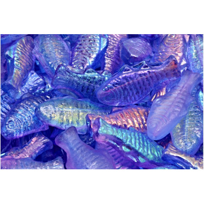 Korálky ryba pstruh č.5786 (24x10mm)