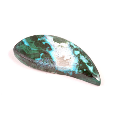Kabošon Malachite Chrysocolla č.6210 (48x21x7mm)
