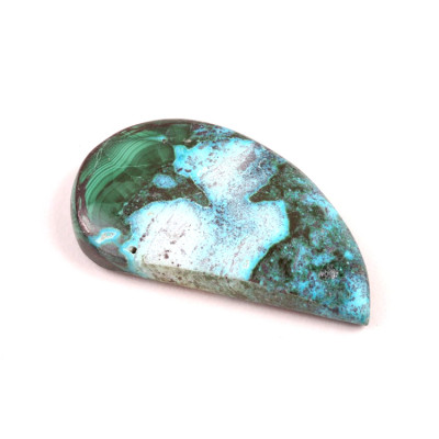 Kabošon Malachite Chrysocolla č.6212 (44x24x7mm)