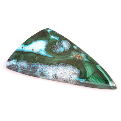 Kabošon Malachite Chrysocolla č.6213 (54x29x6mm)