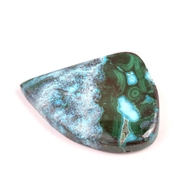 Kabošon Malachite Chrysocolla č.6218 (38x33x7mm)
