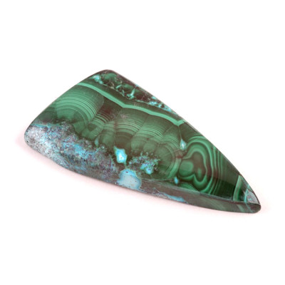 Kabošon Malachite Chrysocolla č.6219 (51x24x7mm)