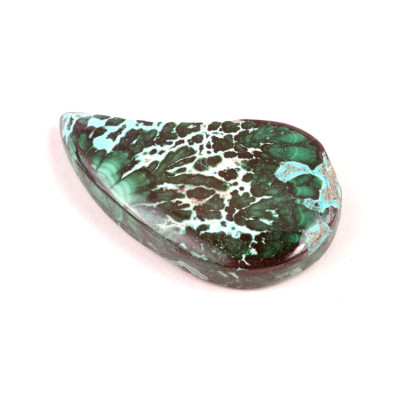 Kabošon Malachite Chrysocolla č.6220 (46x26x8mm)