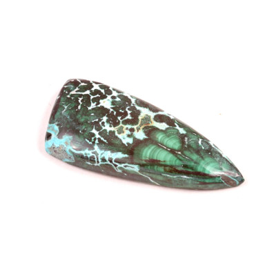 Kabošon Malachite Chrysocolla č.6224 (44x19x6mm)