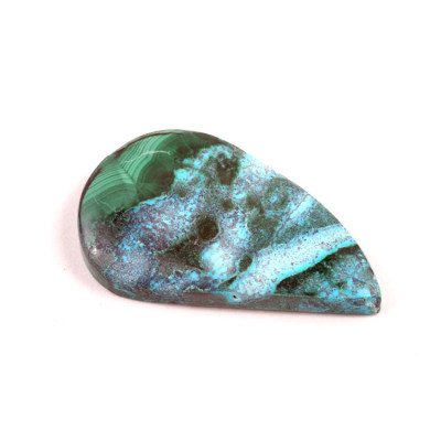 Kabošon Malachite Chrysocolla č.6226 (38x22x6mm)