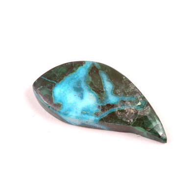 Kabošon Malachite Chrysocolla č.6227 (39x19x6mm)