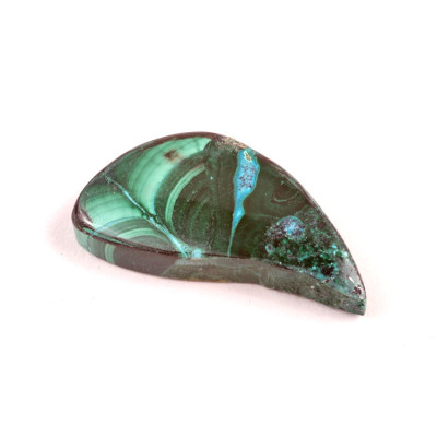Kabošon Malachite Chrysocolla č.6229 (37x18x8mm)
