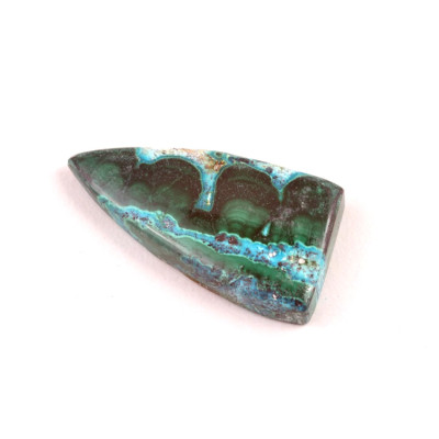 Kabošon Malachite Chrysocolla č.6232 (34x18x6mm)