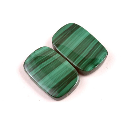 Kabošony páry Malachite č.P704 (23x15x5mm)