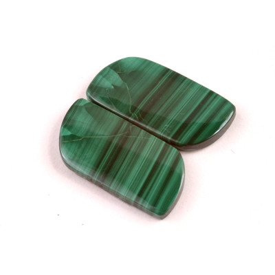 Kabošony páry Malachite č.P705 (26x13x4mm)