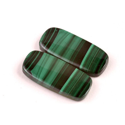 Kabošony páry Malachite č.P708 (29x13x5mm)