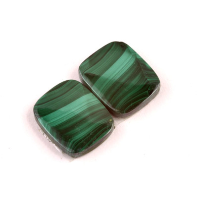 Kabošony páry Malachite č.P716 (19x16x4mm)