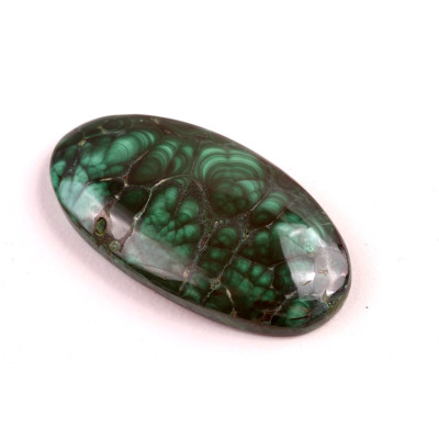 Kabošon Malachite č.6242 (39x21x6mm)