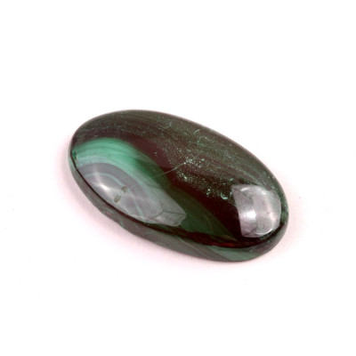 Kabošon Malachite č.6243 (34x19x6mm)