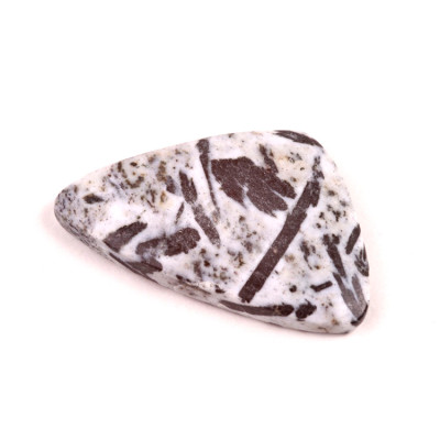 Kabošon Hornblende č.6355 (42x27x5mm)