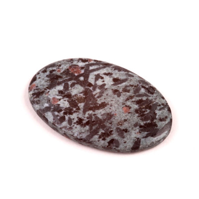 Kabošon Hornblende č.6357 (42x27x5mm)