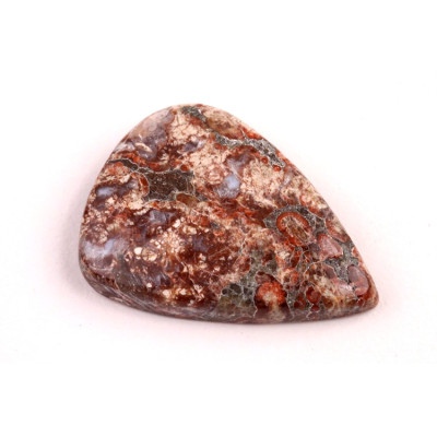 Kabošon Mushroom Green Jade č.6415 (32x23x6mm)