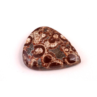 Kabošon Mushroom Green Jade č.6422 (27x22x6mm)