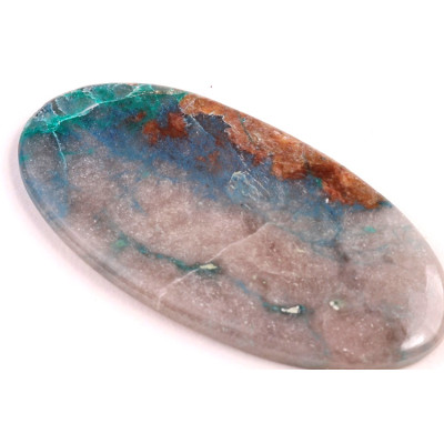 Kabošon Azurite Shattuckite č.6423 (54x26x4mm)