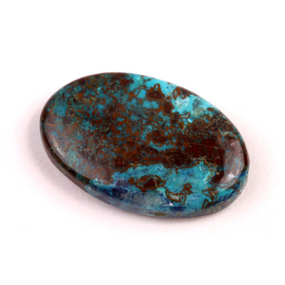 Kabošon Azurite Shattuckite č.6428 (34x22x7mm)