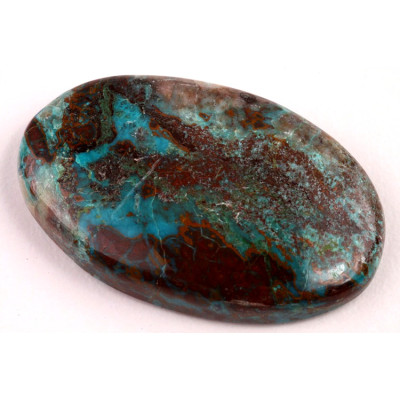 Kabošon Azurite Shattuckite č.6433 (42x27x7mm)