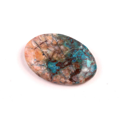 Kabošon Azurite Shattuckite č.6444 (29x20x6mm)