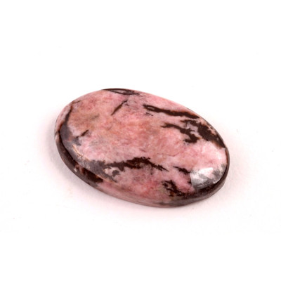 Kabošon  Černý Rhodonit č.6500 (29x18x6mm)