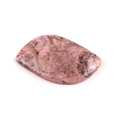 Kabošon  Černý Rhodonit č.6502 (30x18x4mm)