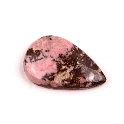 Kabošon  Černý Rhodonit č.6505 (31x20x7mm)