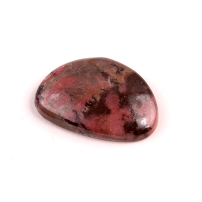 Kabošon  Černý Rhodonit č.6506 (29x19x5mm)