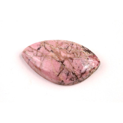 Kabošon  Černý Rhodonit č.6513 (29x17x6mm)