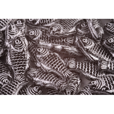 Korálky ryba pstruh č.5801 (24x10mm)