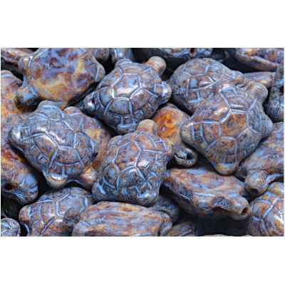 Korálky želva č.5807 (19x14mm)